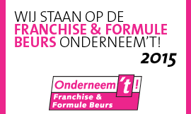De Bezorgbeer is aanwezig op Franchise & Formulebeurs Onderneem 't! (stand nr.42). Bron: FranchiseFormules.NL 